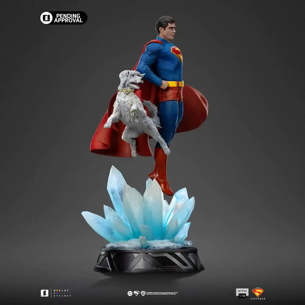 Superman Legacy Art Scale Kip 1/10 Superman & Krypto 32 cm fotografija izdelka