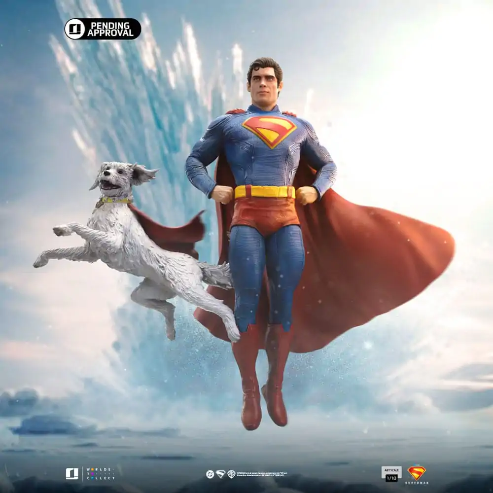 Superman Legacy Art Scale Kip 1/10 Superman & Krypto 32 cm fotografija izdelka