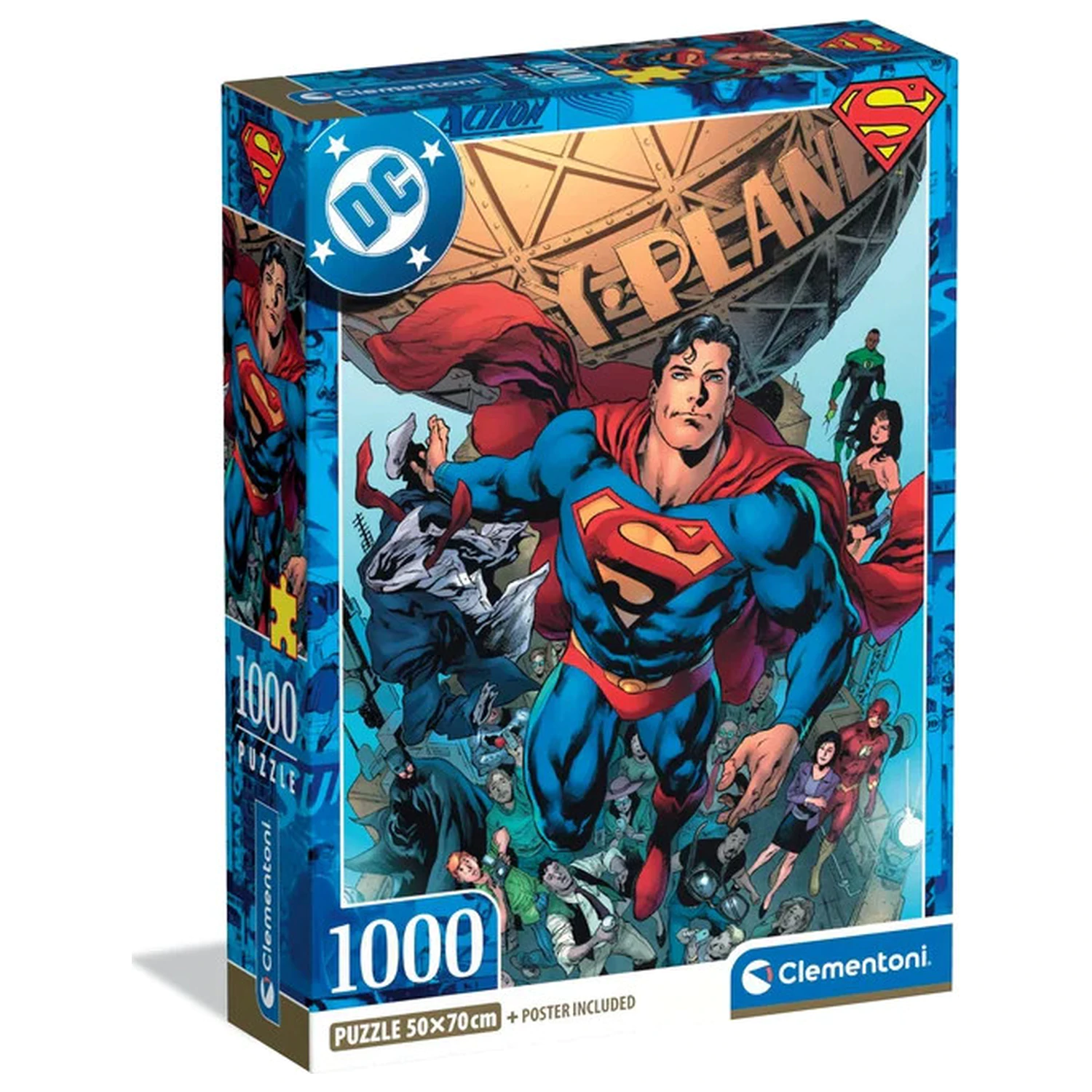 Superman Planet 1000-delna kompaktna sestavljanka fotografija izdelka