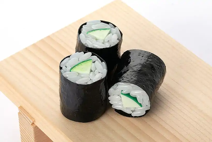 Plastični model komplet Sushi 1/1 Kappa Maki (Suši z zvitkom kumare) (ponovna izdaja) 3 cm fotografija izdelka