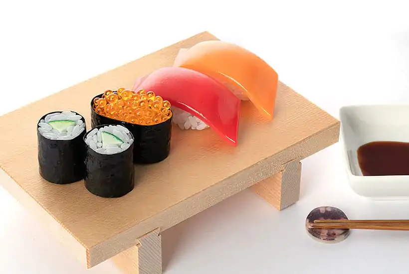Plastični model komplet Sushi 1/1 Kappa Maki (Suši z zvitkom kumare) (ponovna izdaja) 3 cm fotografija izdelka