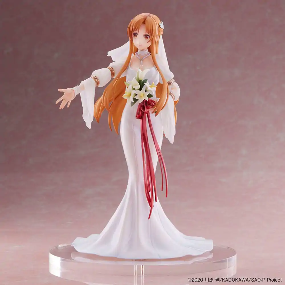 Sword Art Online PVC kip 1/7 Asuna Wedding Ver. 25 cm fotografija izdelka