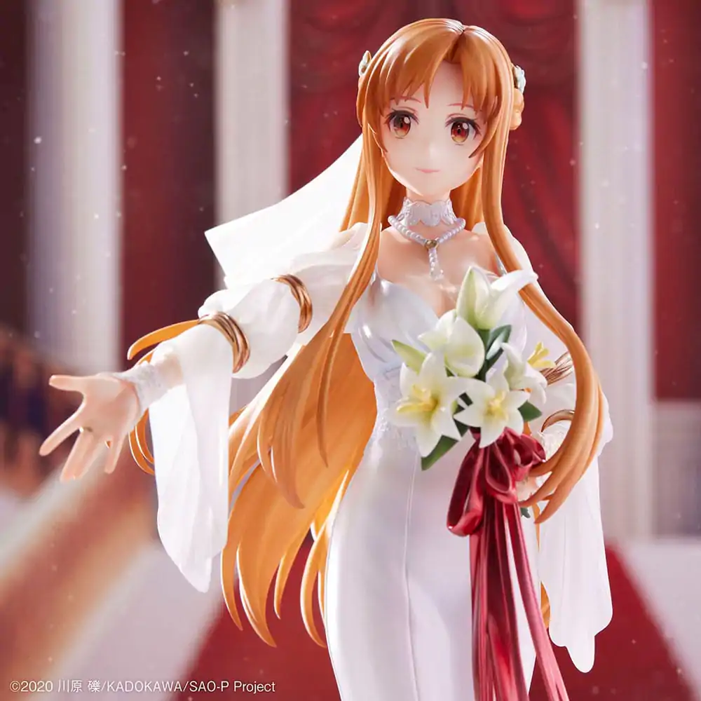 Sword Art Online PVC kip 1/7 Asuna Wedding Ver. 25 cm fotografija izdelka