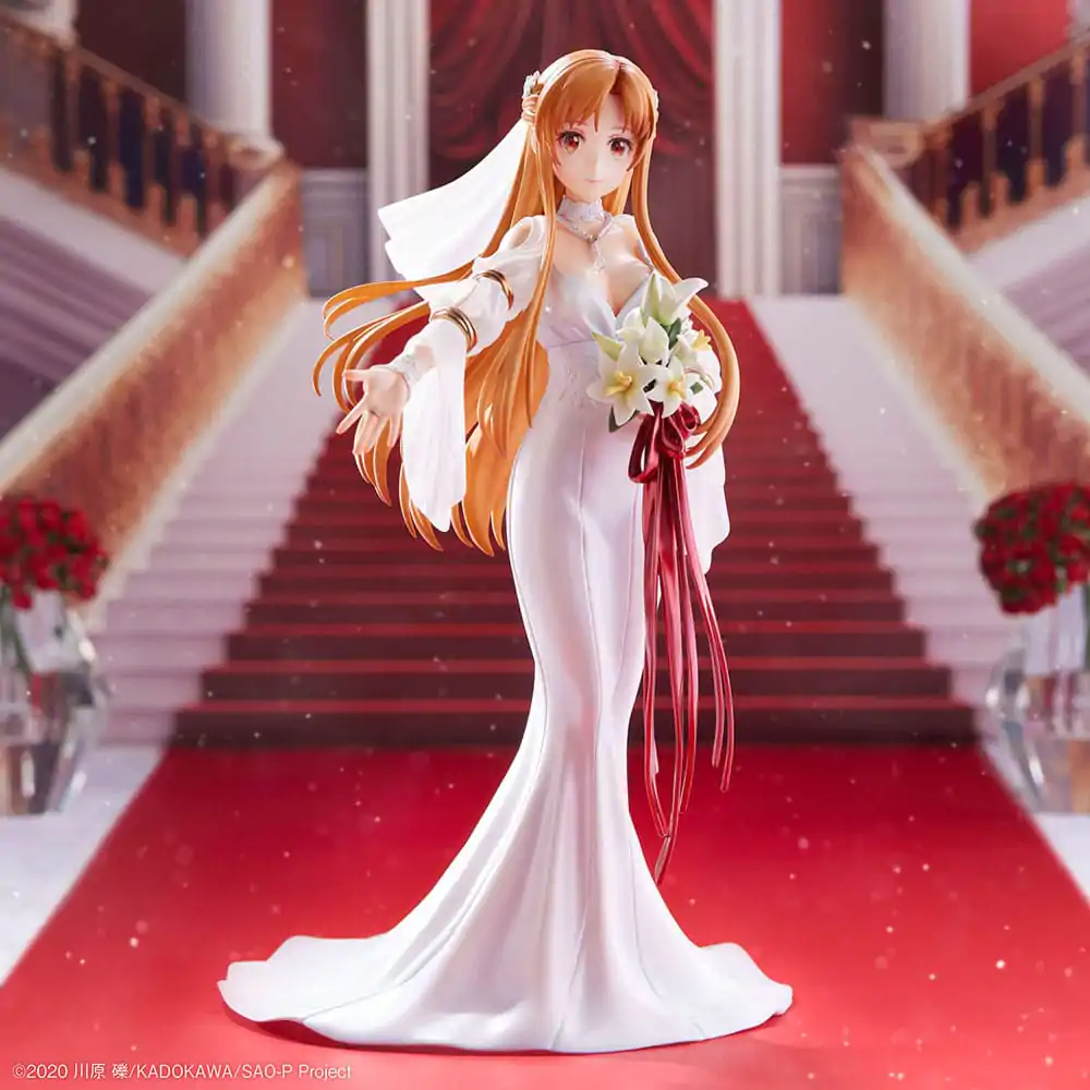 Sword Art Online PVC kip 1/7 Asuna Wedding Ver. 25 cm fotografija izdelka