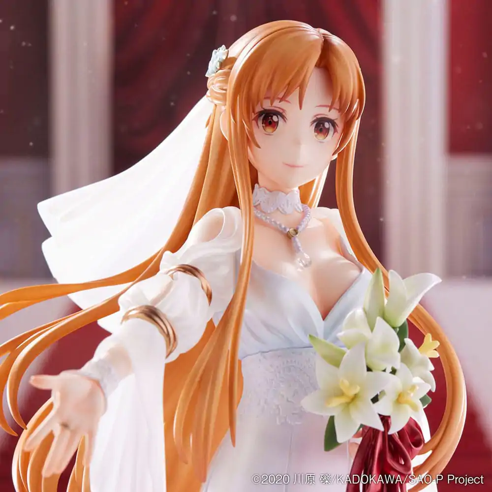 Sword Art Online PVC kip 1/7 Asuna Wedding Ver. 25 cm fotografija izdelka