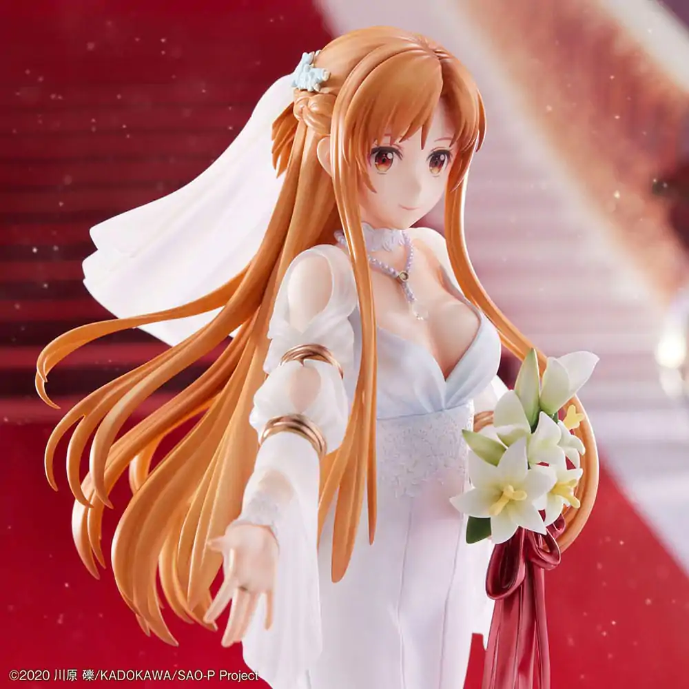 Sword Art Online PVC kip 1/7 Asuna Wedding Ver. 25 cm fotografija izdelka