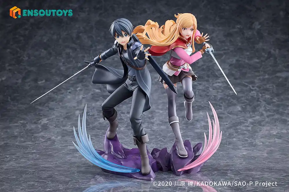 Sword Art Online kip 1/7 Progressive Scherzo of Deep Night Kirito & Asuna Set fotografija izdelka