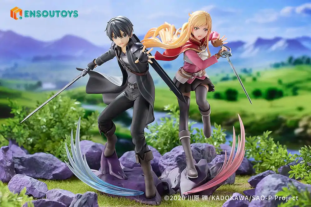 Sword Art Online kip 1/7 Progressive Scherzo of Deep Night Kirito & Asuna Set fotografija izdelka