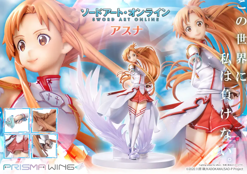 Sword Art Online Prisma Wing PVC Kip 1/7 Asuna 28 cm fotografija izdelka