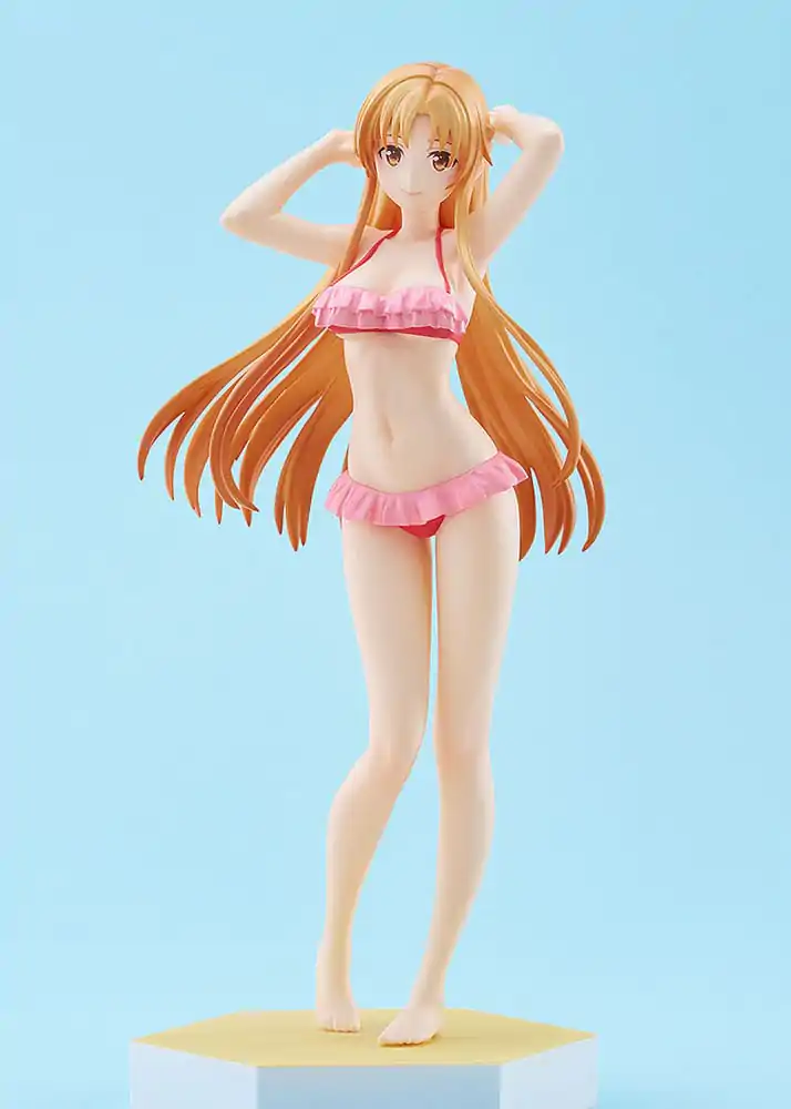 Sword Art Online Progressive: Scherzo of Deep Night Pop Up Parade PVC Kip Beach Queens Asuna 17 cm fotografija izdelka