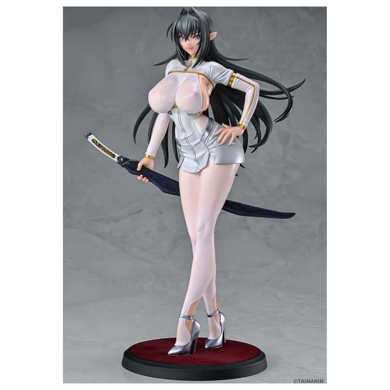 Taimanin RPG PVC figura 1/6 Annerose Vajra White see-through Ver. 31 cm fotografija izdelka