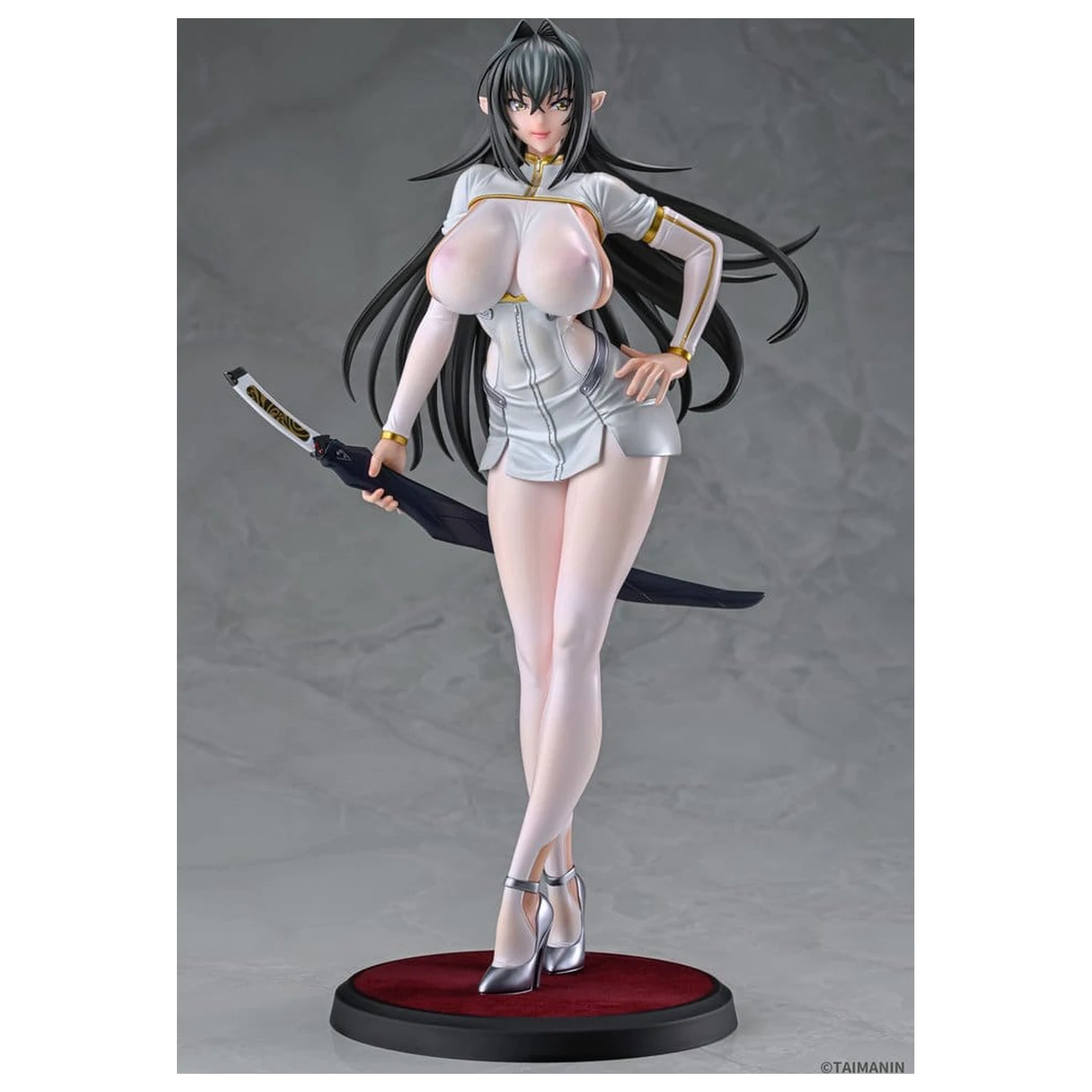 Taimanin RPG PVC figura 1/6 Annerose Vajra White see-through Ver. 31 cm fotografija izdelka