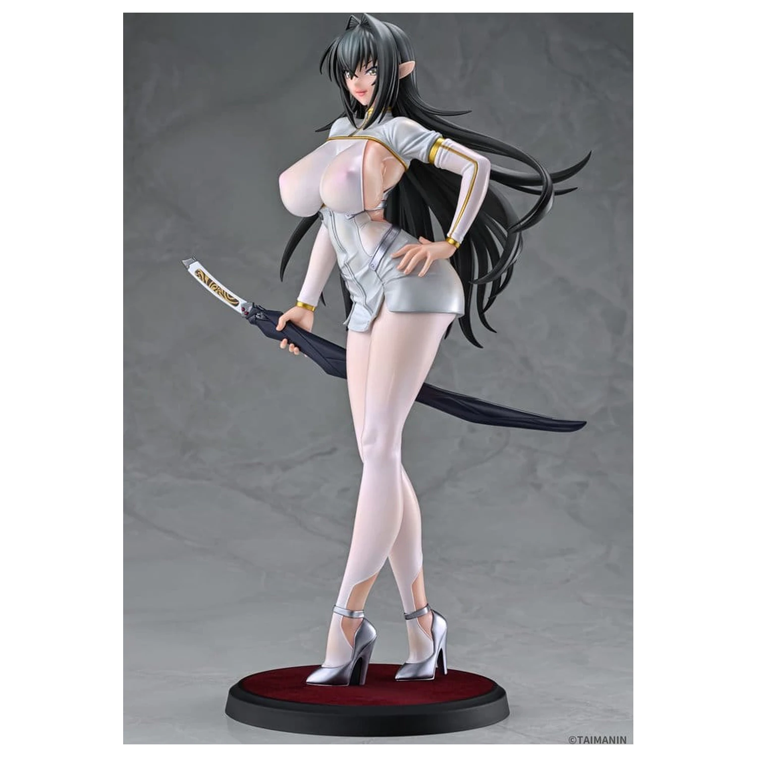Taimanin RPG PVC figura 1/6 Annerose Vajra White see-through Ver. 31 cm fotografija izdelka