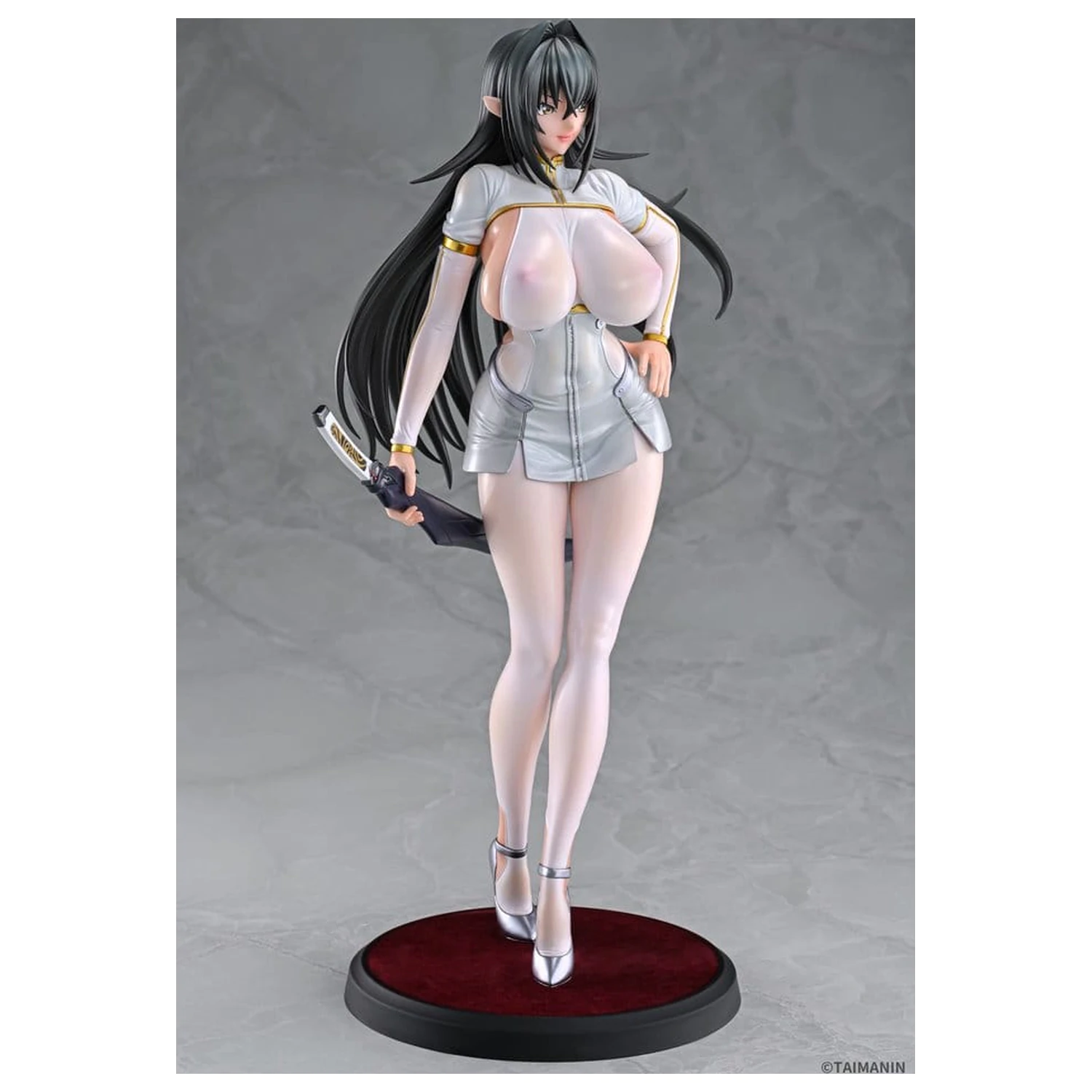 Taimanin RPG PVC figura 1/6 Annerose Vajra White see-through Ver. 31 cm fotografija izdelka