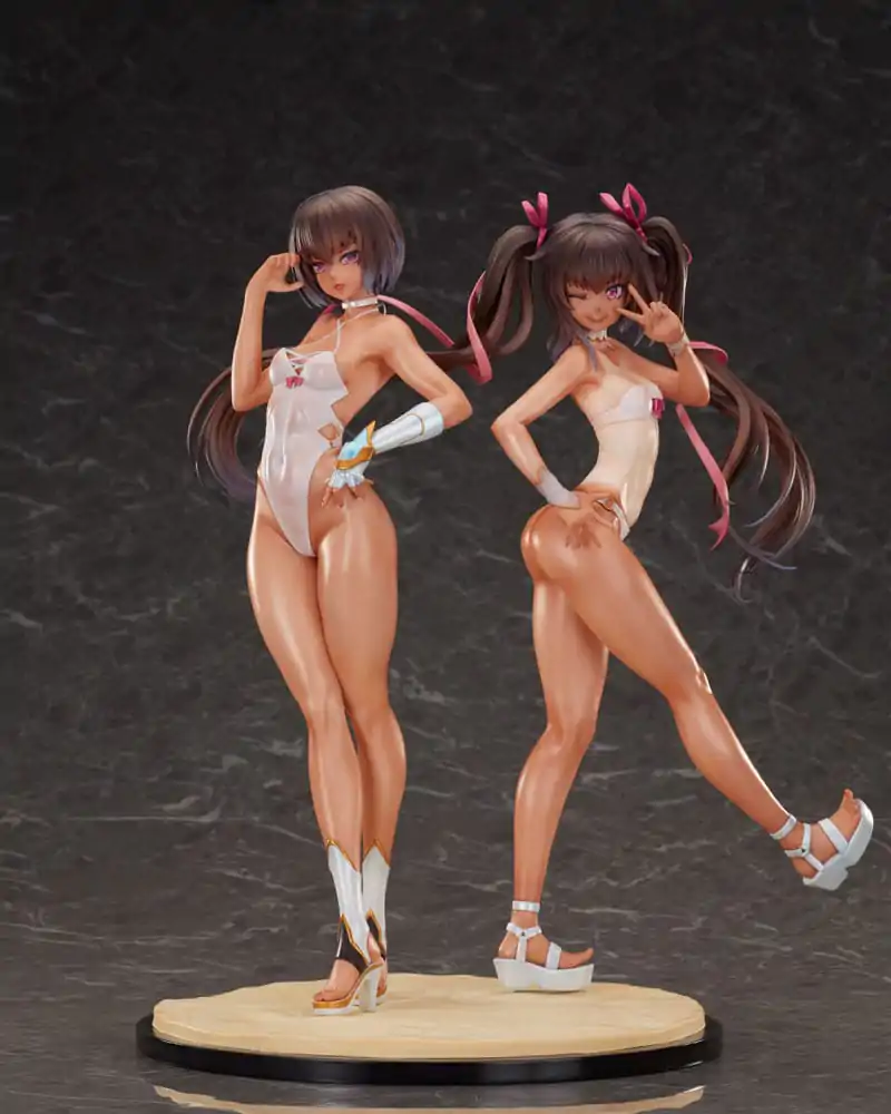 Taimanin RPG Komplet 2 PVC Kipa 1/6 Adult Yukikaze and Young Yukikaze Swimsuits Ver. 28 cm fotografija izdelka