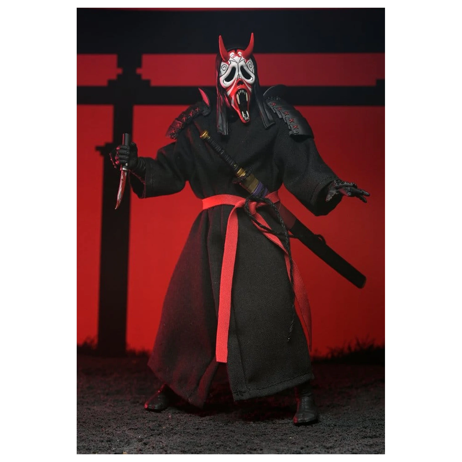 Takatoku Shogun Horror Akcijska figura Shinobi Ghost Face 18 cm fotografija izdelka