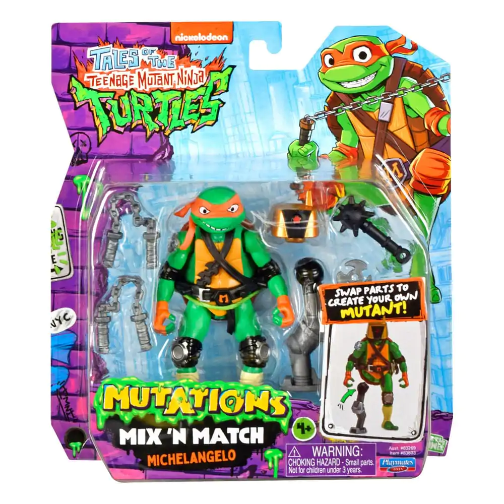 Tales of the Teenage Mutant Ninja Turtles Mix &#039;n Match akcijska figura Michelangelo 12 cm fotografija izdelka