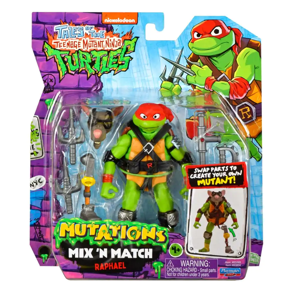 Tales of the Teenage Mutant Ninja Turtles Mix 'n Match akcijska figura Raphael 12 cm fotografija izdelka
