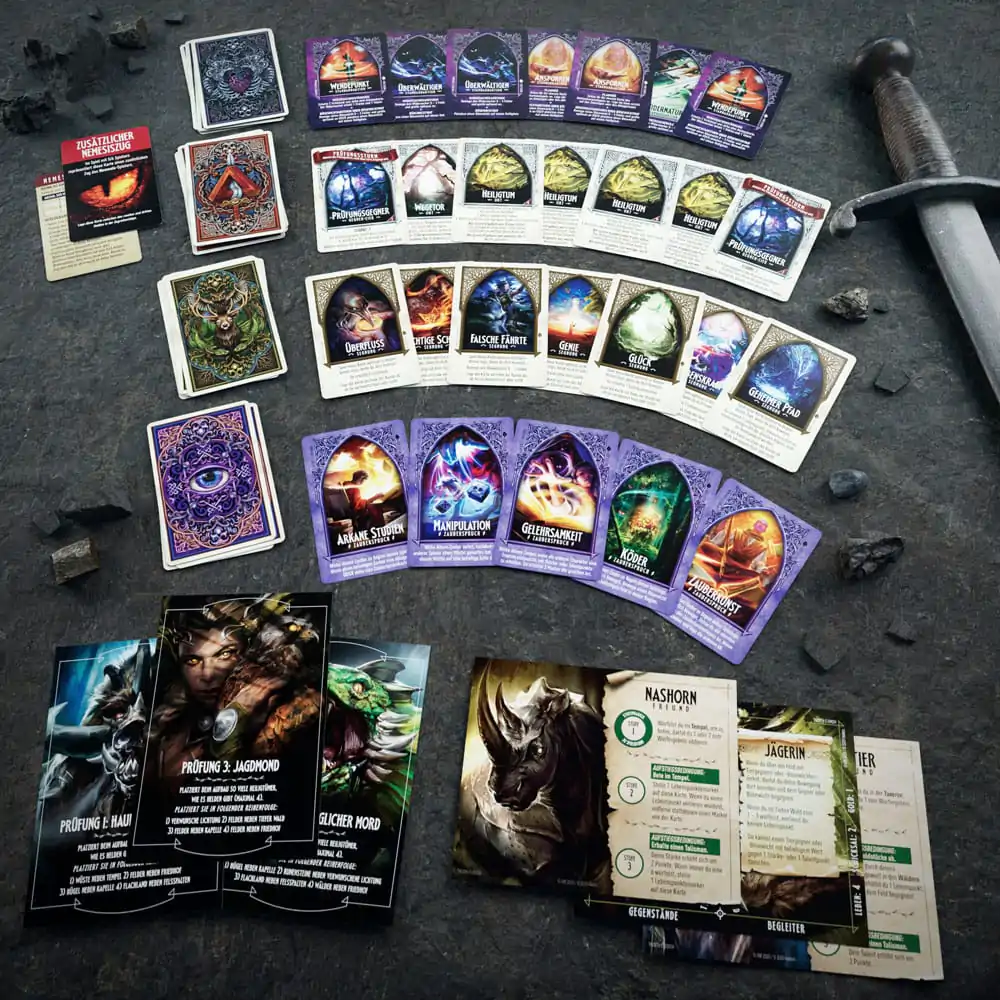 Talisman: Nemesis družabna igra Razširitev Ruf der Jagd *nemška različica* fotografija izdelka