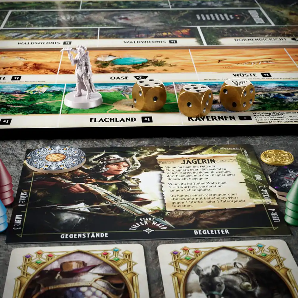 Talisman: Nemesis družabna igra Razširitev Ruf der Jagd *nemška različica* fotografija izdelka
