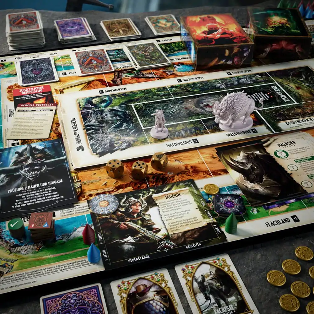 Talisman: Nemesis družabna igra Razširitev Ruf der Jagd *nemška različica* fotografija izdelka