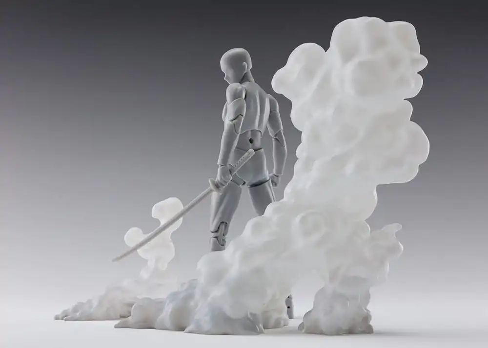 Tamashii Effect akcijska figura – pripomoček dim, bela različica za S.H.Figuarts fotografija izdelka