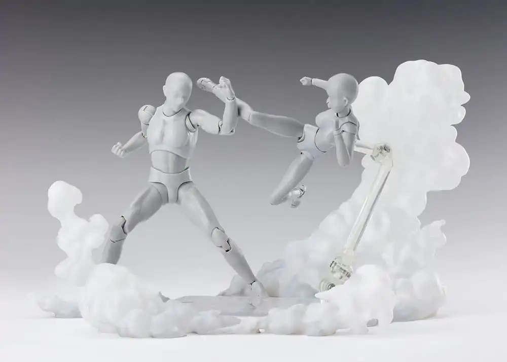 Tamashii Effect akcijska figura – pripomoček dim, bela različica za S.H.Figuarts fotografija izdelka
