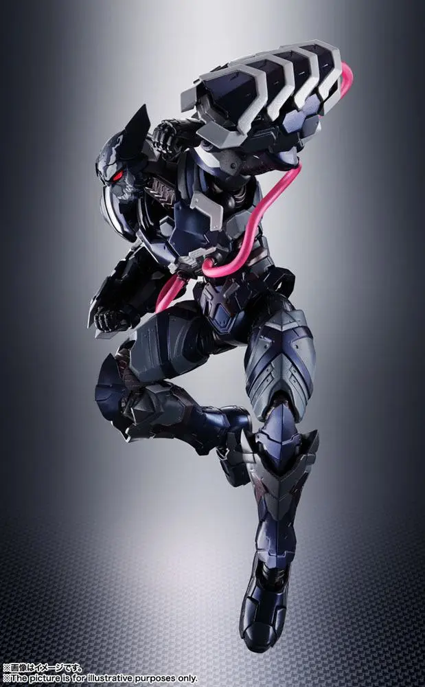 Tech-On Avengers S.H. Figuarts akcijska figura Venom Symbiote Wolverine 16 cm fotografija izdelka