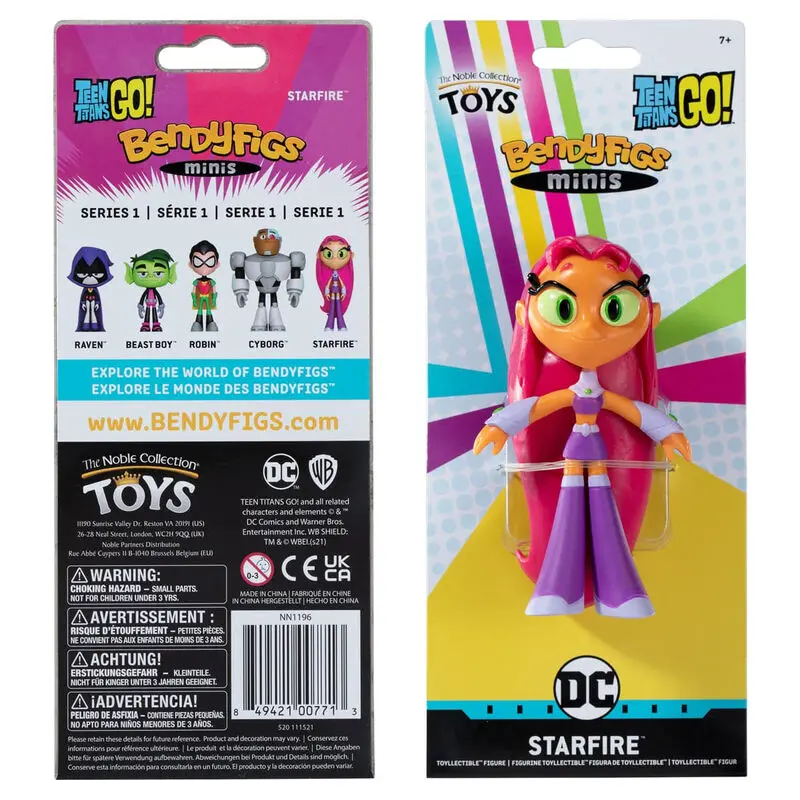 Teen Titans Go! Bendyfigs Upogljiva Figura Starfire 11 cm fotografija izdelka