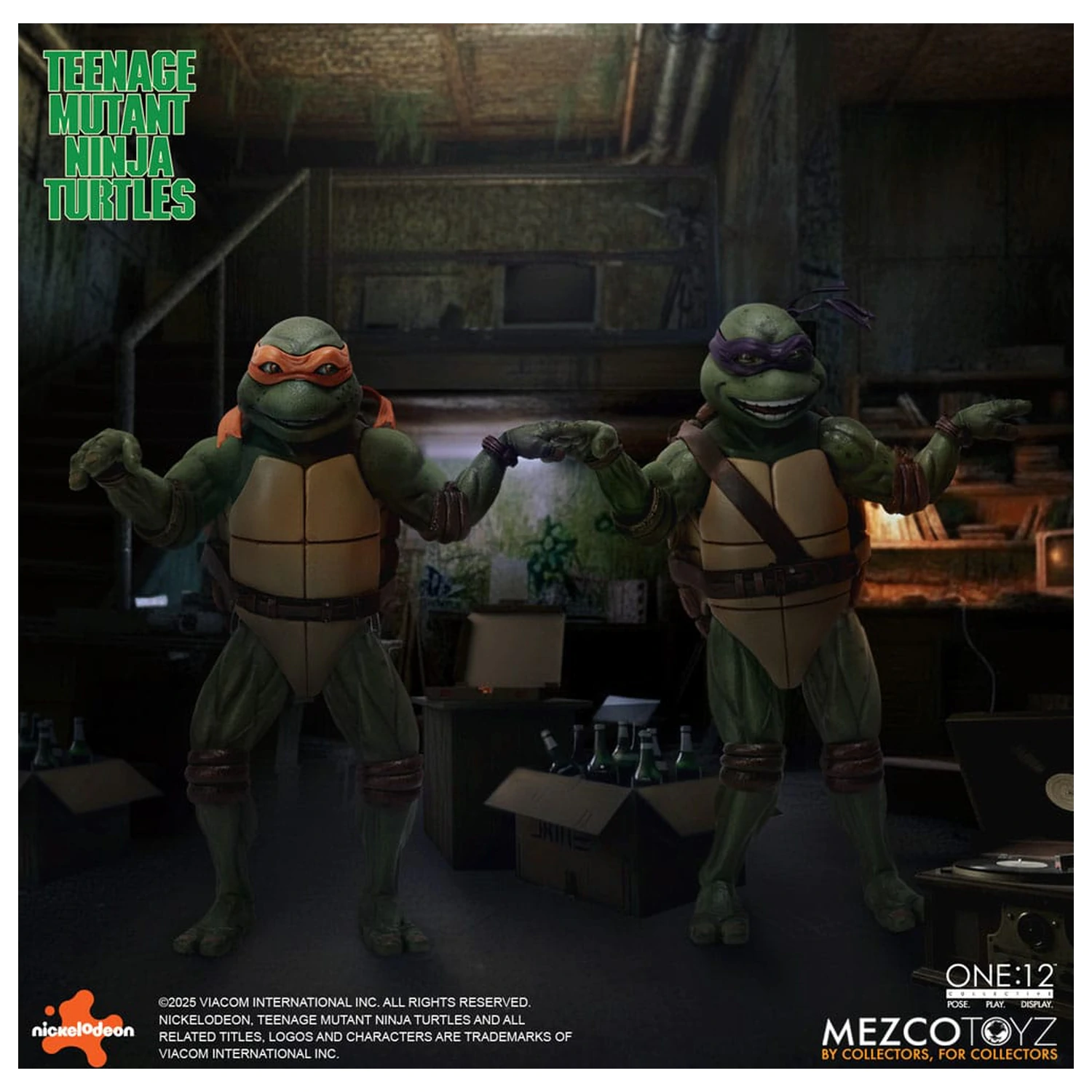 Teenage Mutant Ninja Turtles Figurice set v škatli 1/12 Teenage Mutant Ninja Turtles (1990 Movie) 15 cm fotografija izdelka