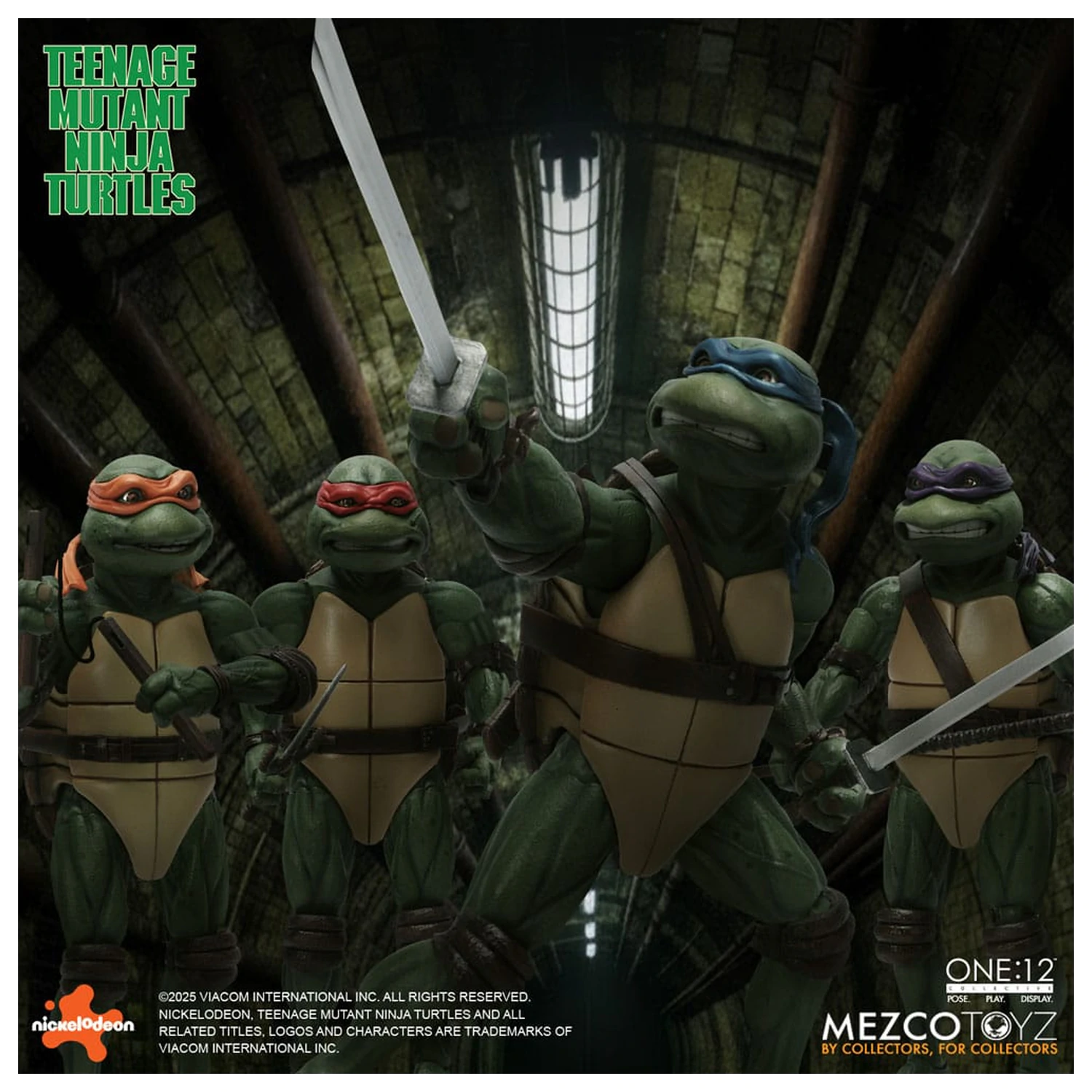 Teenage Mutant Ninja Turtles Figurice set v škatli 1/12 Teenage Mutant Ninja Turtles (1990 Movie) 15 cm fotografija izdelka