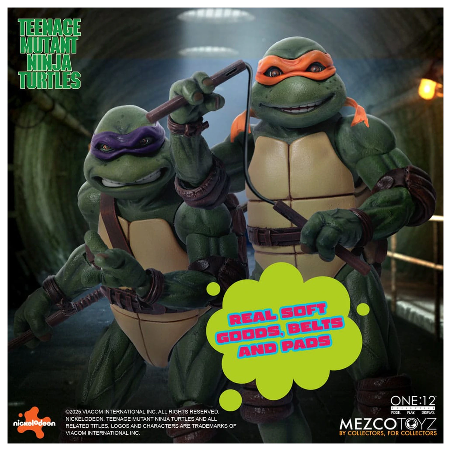 Teenage Mutant Ninja Turtles Figurice set v škatli 1/12 Teenage Mutant Ninja Turtles (1990 Movie) 15 cm fotografija izdelka