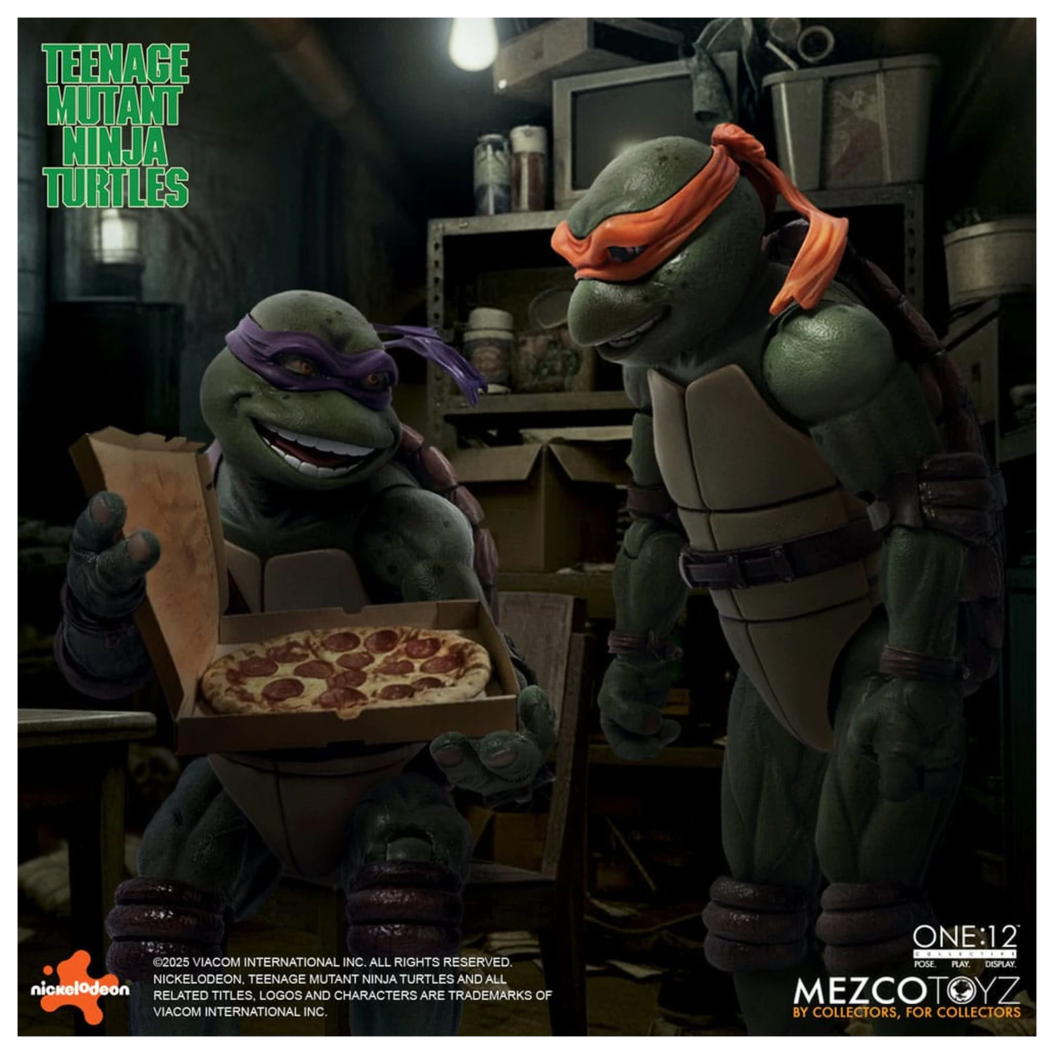 Teenage Mutant Ninja Turtles Figurice set v škatli 1/12 Teenage Mutant Ninja Turtles (1990 Movie) 15 cm fotografija izdelka
