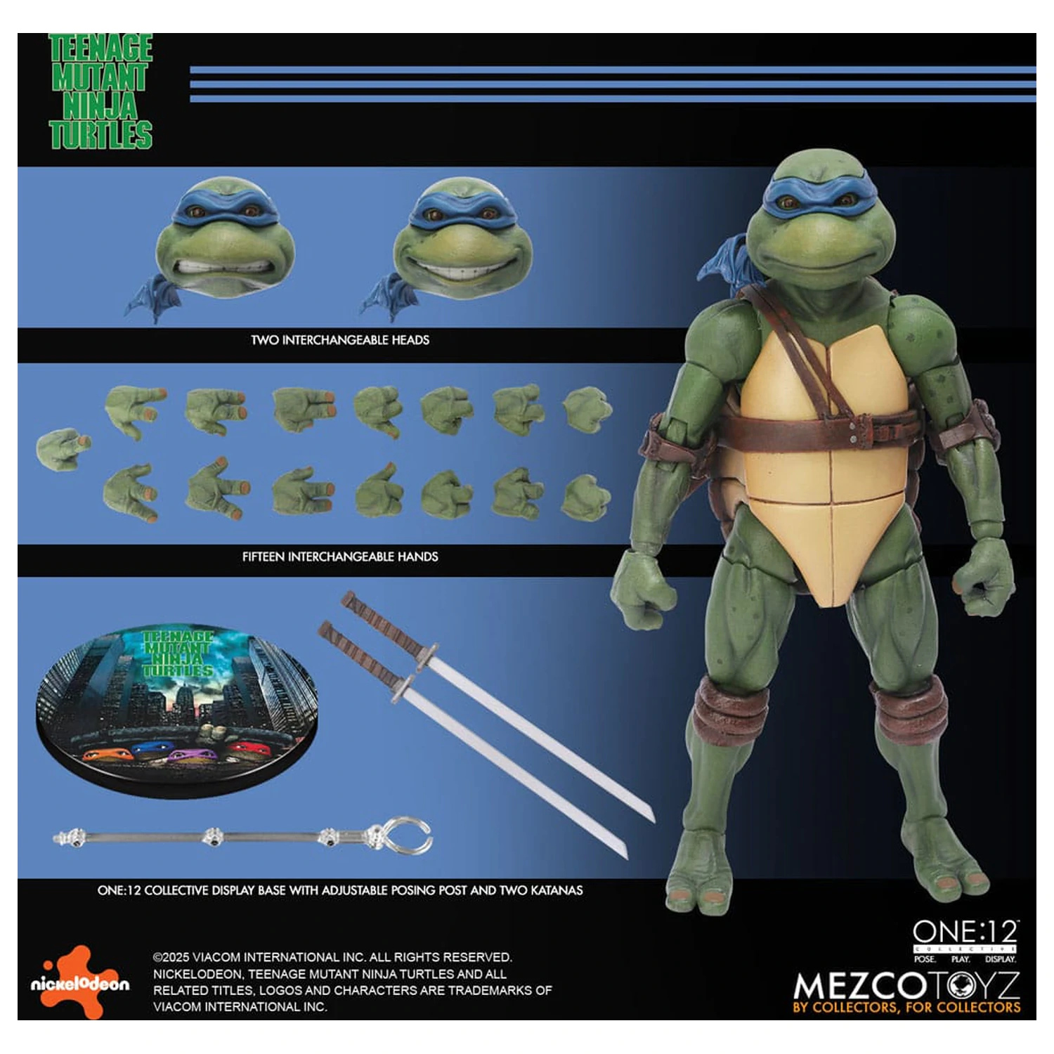 Teenage Mutant Ninja Turtles Figurice set v škatli 1/12 Teenage Mutant Ninja Turtles (1990 Movie) 15 cm fotografija izdelka