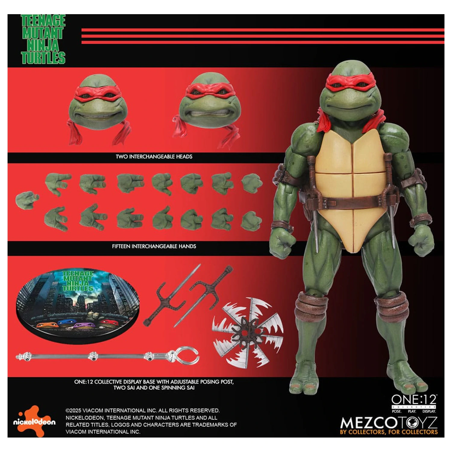 Teenage Mutant Ninja Turtles Figurice set v škatli 1/12 Teenage Mutant Ninja Turtles (1990 Movie) 15 cm fotografija izdelka
