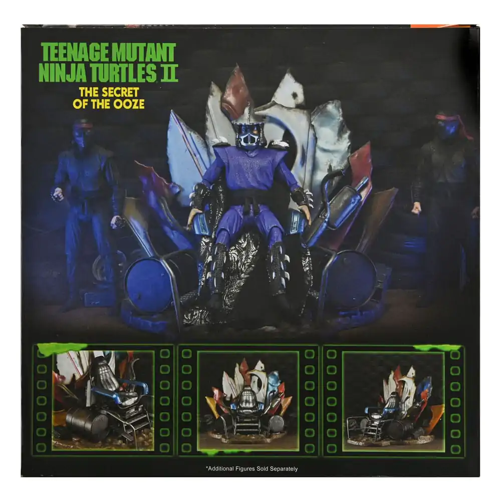 Teenage Mutant Ninja Turtles 2: Secret of the Ooze Diorama Shredder's Throne 27 cmŽelve Ninja najstnice 2: Skrivnost sluzi Diorama Shredderjev prestol 27 cm fotografija izdelka