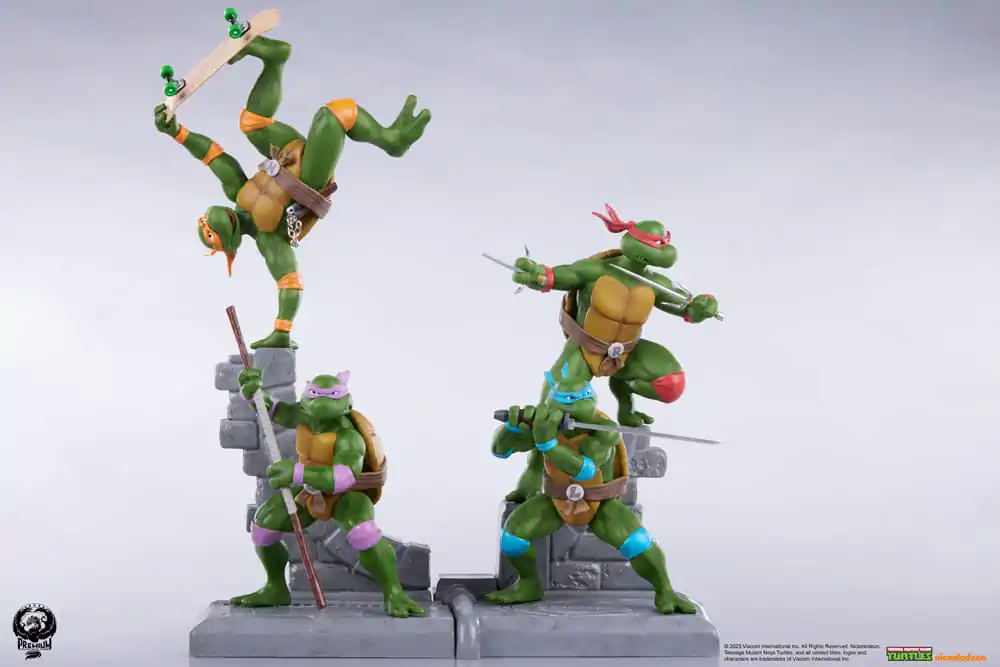 Teenage Mutant Ninja Turtles PVC kip, paket 4 kosov fotografija izdelka
