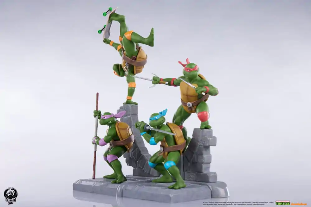 Teenage Mutant Ninja Turtles PVC kip, paket 4 kosov fotografija izdelka