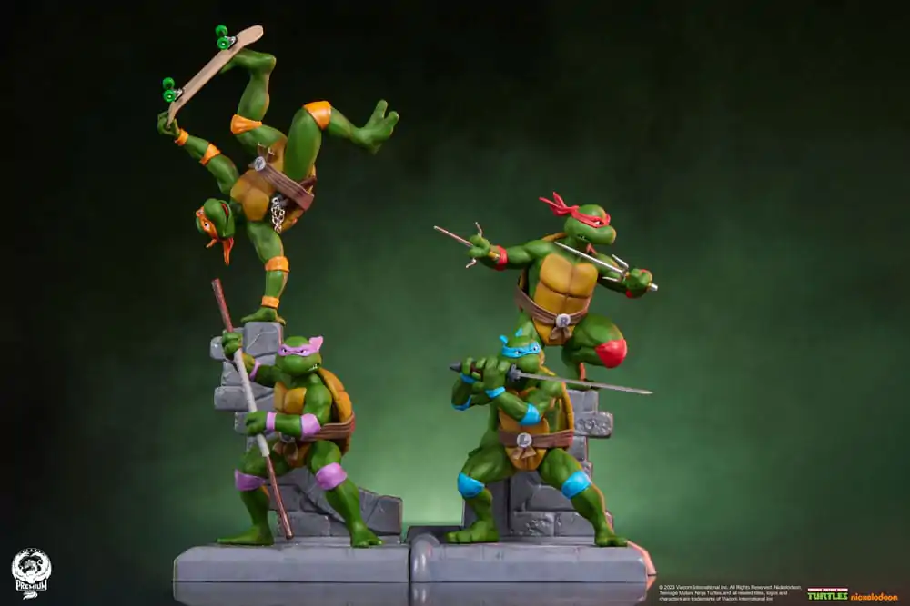 Teenage Mutant Ninja Turtles PVC kip, paket 4 kosov fotografija izdelka