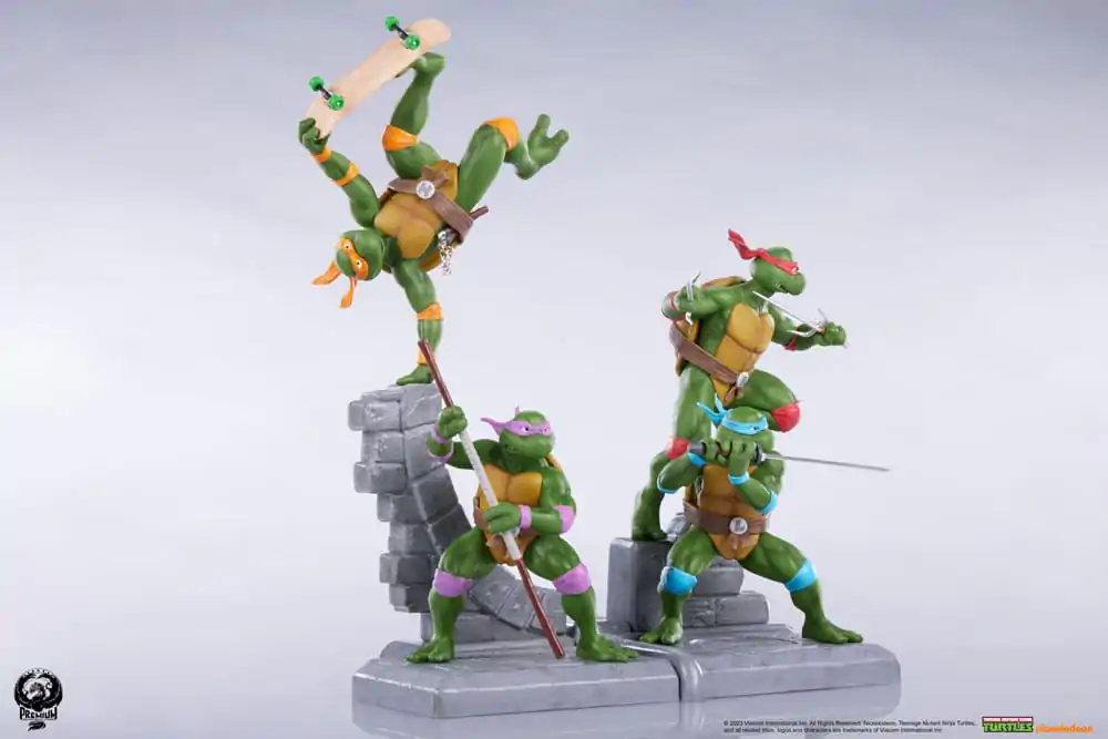 Teenage Mutant Ninja Turtles PVC kip, paket 4 kosov fotografija izdelka