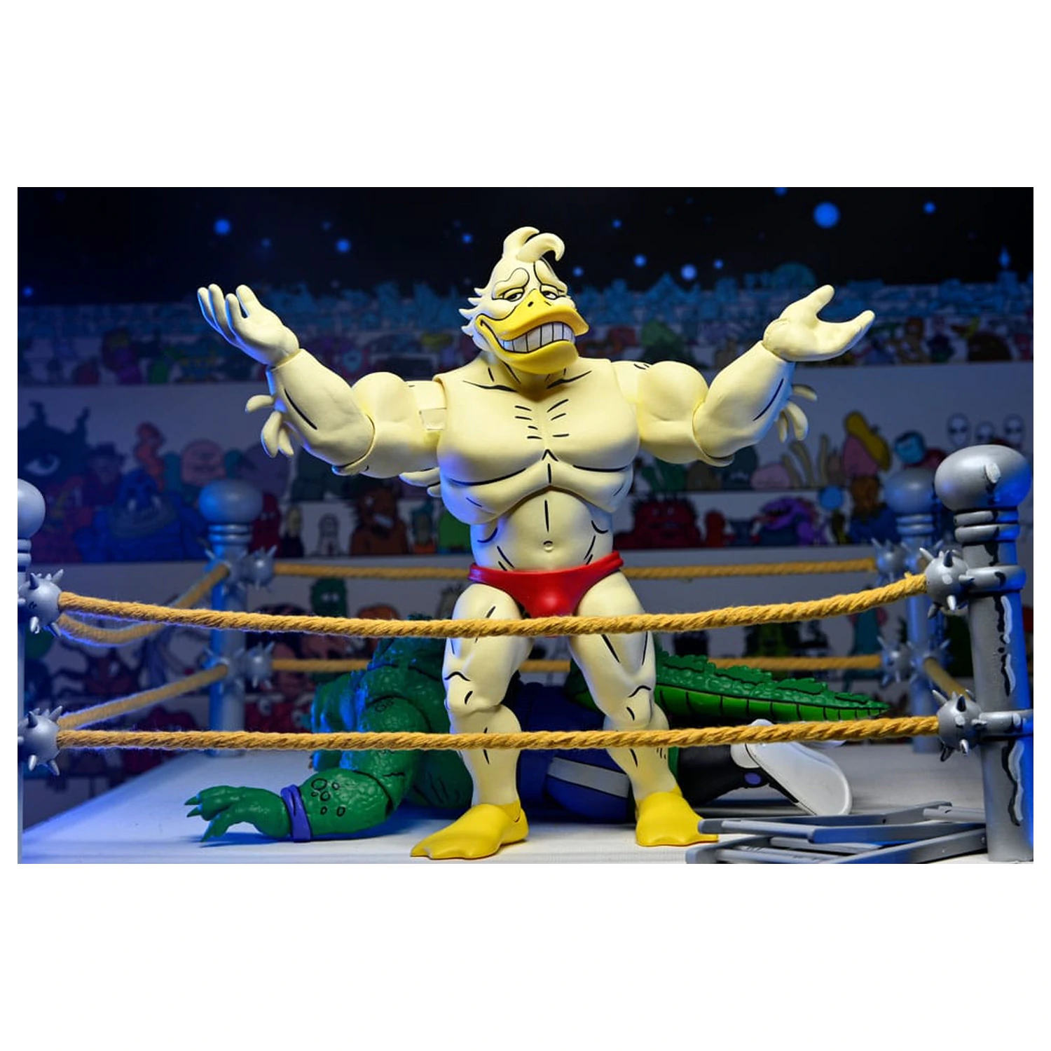 Teenage Mutant Ninja Turtles (Archie Comics) Akcijska figura Stump Wrestling Ace Duck 18 cm fotografija izdelka