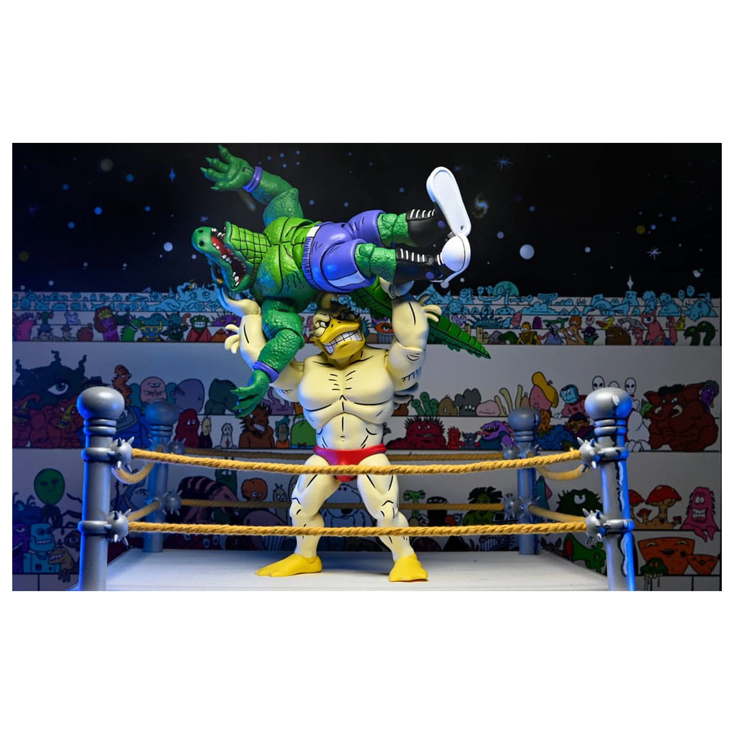 Teenage Mutant Ninja Turtles (Archie Comics) Akcijska figura Stump Wrestling Ace Duck 18 cm fotografija izdelka