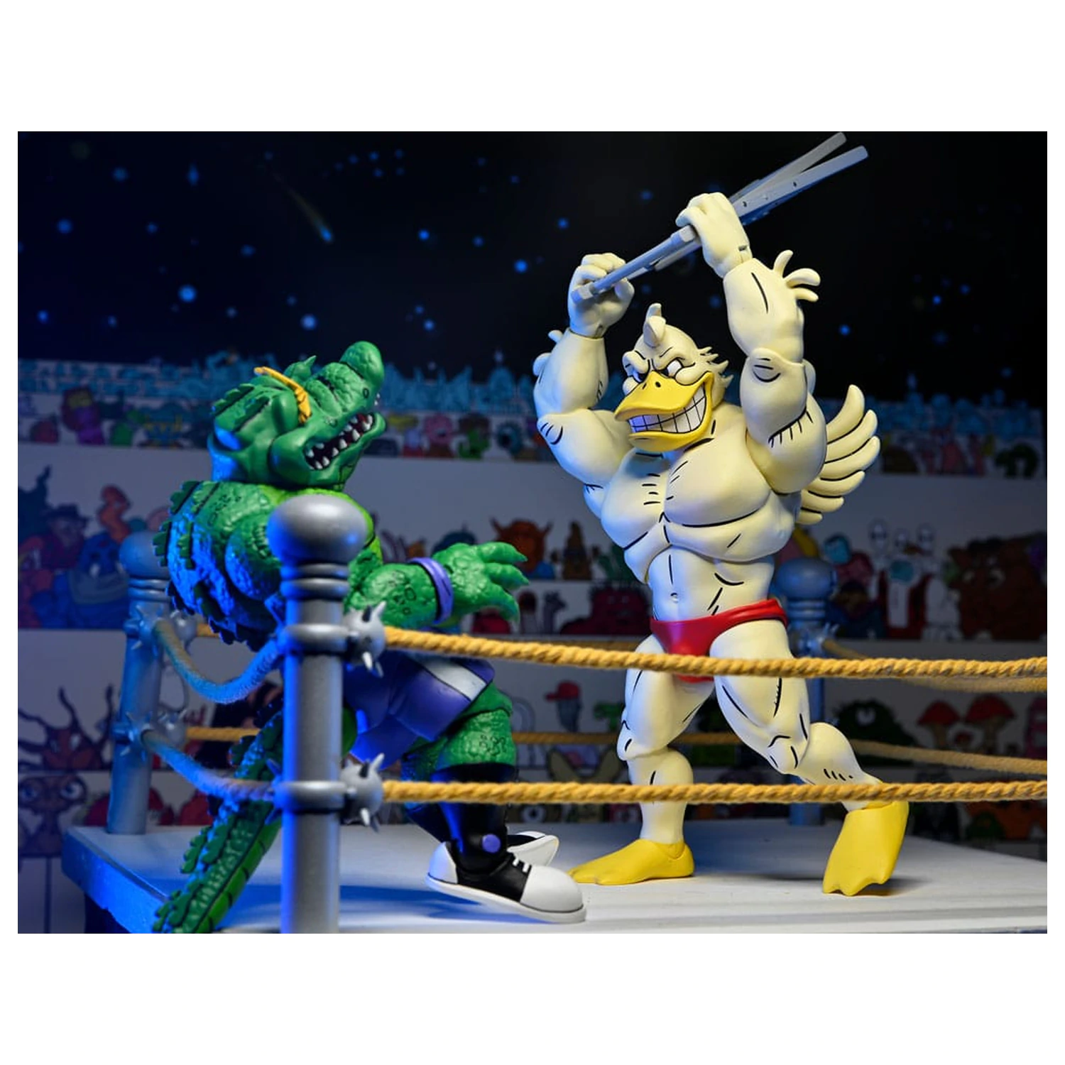 Teenage Mutant Ninja Turtles (Archie Comics) Akcijska figura Stump Wrestling Ace Duck 18 cm fotografija izdelka