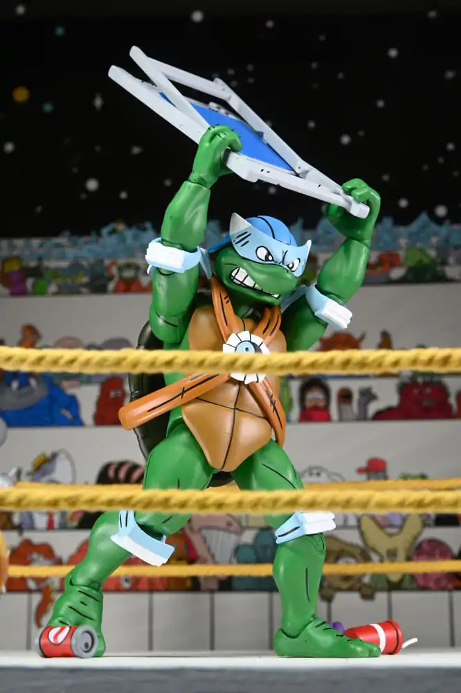 Teenage Mutant Ninja Turtles (Archie Comics) akcijske figure, komplet 4, rokoborba na štorih, Turtles 18 cm fotografija izdelka