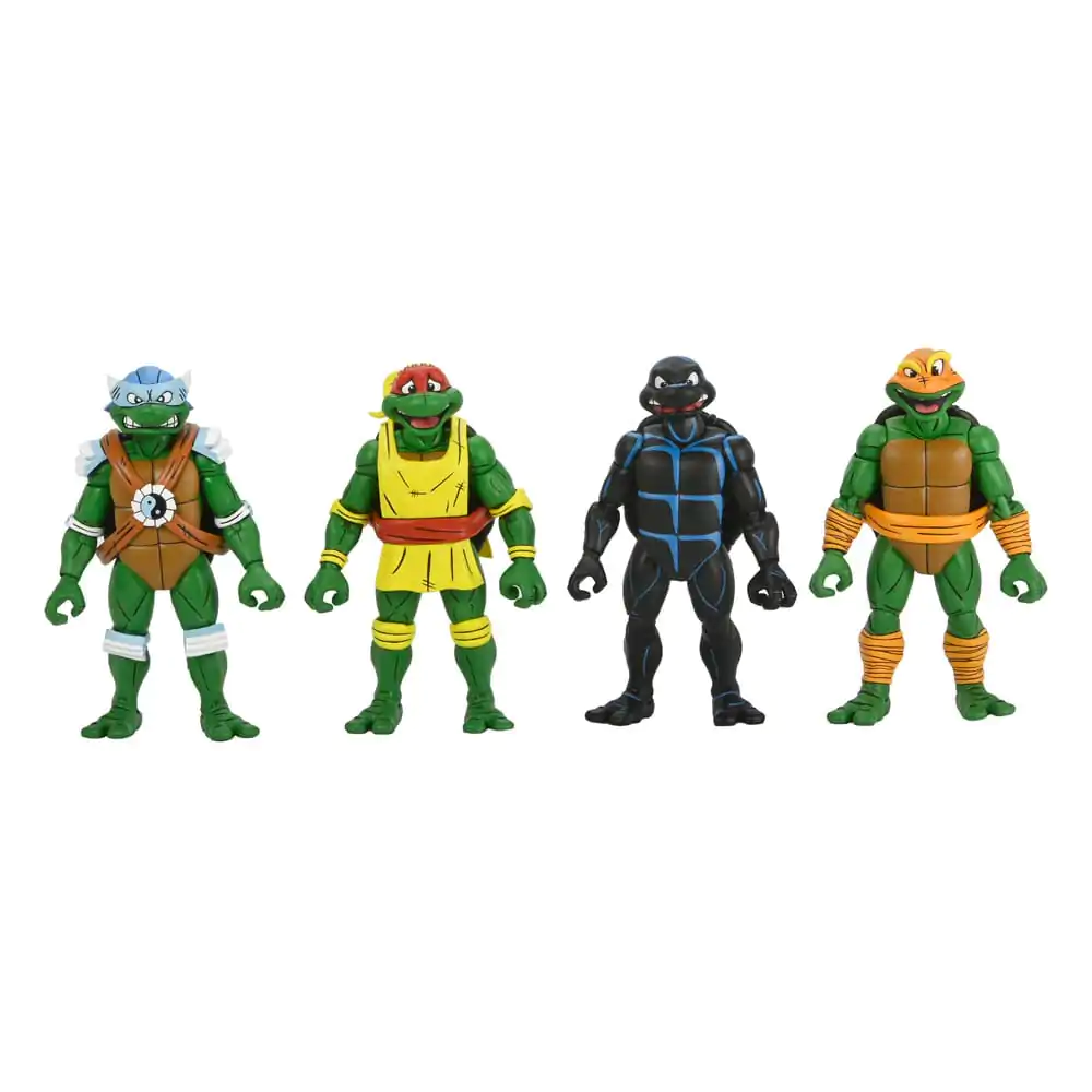 Teenage Mutant Ninja Turtles (Archie Comics) akcijske figure, komplet 4, rokoborba na štorih, Turtles 18 cm fotografija izdelka