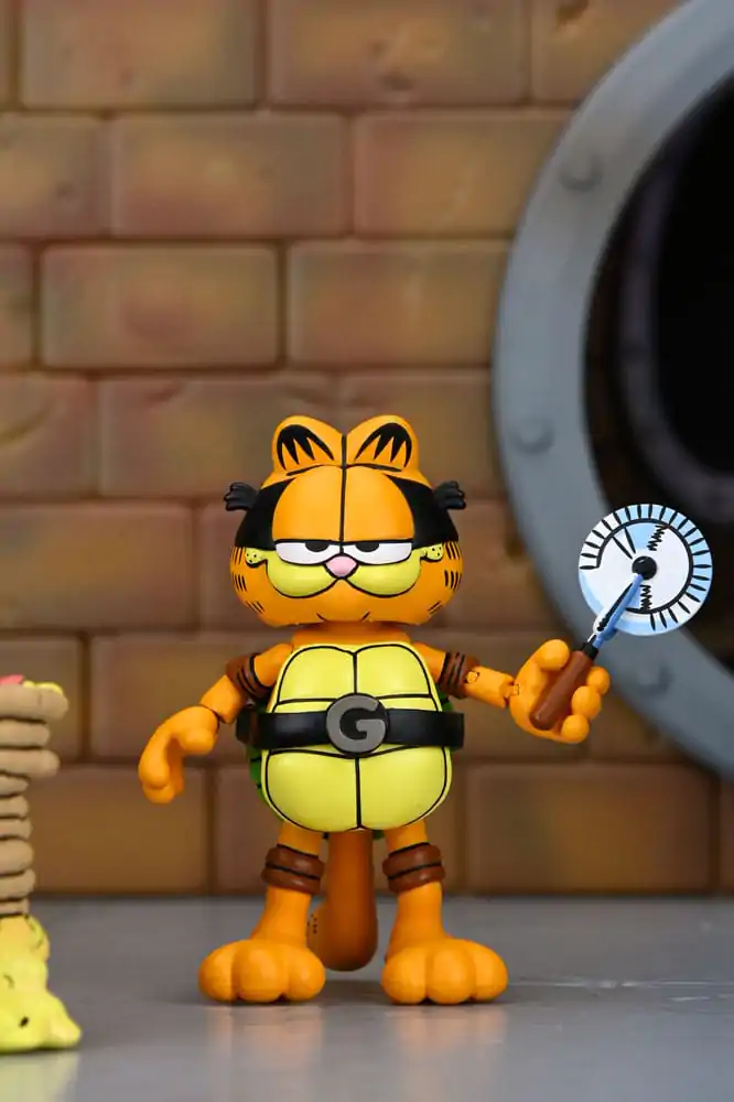 Teenage Mutant Ninja Turtles (Archie Comics) x Garfield akcijska figura 2-paket Ultimate Garfello & Odie 10 cm fotografija izdelka