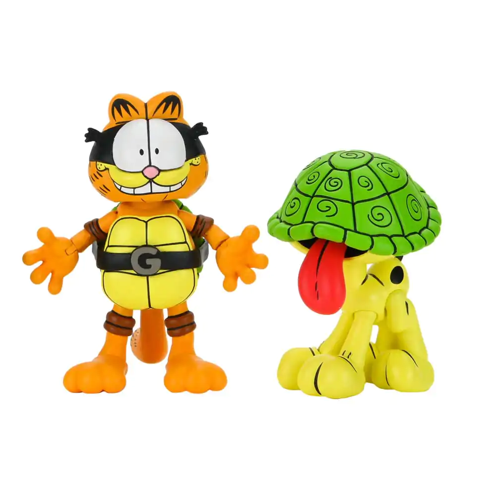 Teenage Mutant Ninja Turtles (Archie Comics) x Garfield akcijska figura 2-paket Ultimate Garfello & Odie 10 cm fotografija izdelka
