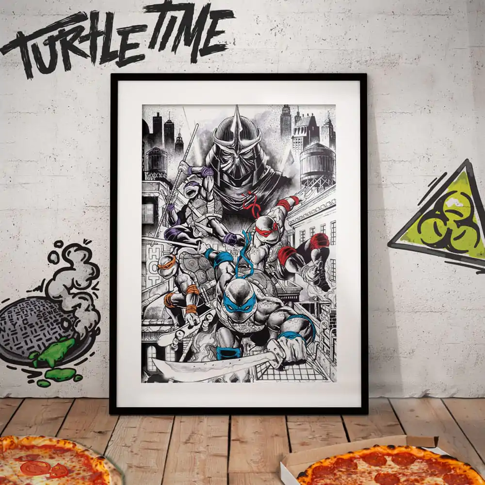 Teenage Mutant Ninja Turtles Art Print 40th Anniversary Limited Edition 42 x 30 cm / Umetniški tisk fotografija izdelka