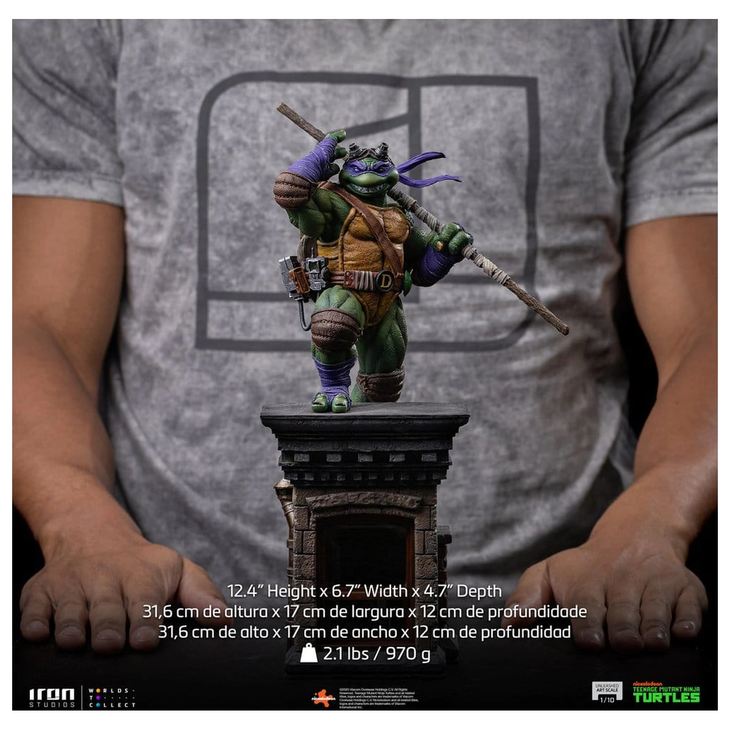 Teenage Mutant Ninja Turtles Art Scale Kip 1/10 Donatello Unleashed 32 cm fotografija izdelka