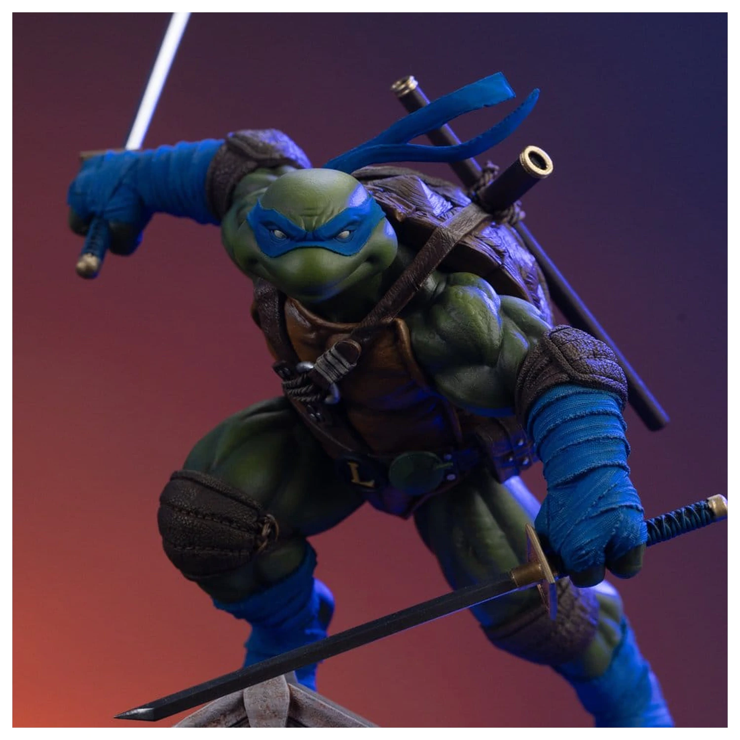 Teenage Mutant Ninja Turtles Kip Umetniška skala 1/10 Leonardo Unleashed 22 cm fotografija izdelka